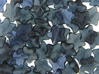 Czech Glass Stars / 11mm Montana Blue