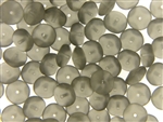 Vintage Gray Matte Finish Czech Bead / Disc 6MM X 11MM