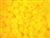 Yellow Matte Finish Czech Bead / Rectangle 10MM X 9MM
