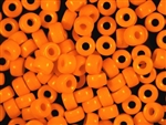 Czech Crow Beads / 6MM X 9MM Orange