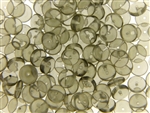 Smoke Gray Czech Bead / Disc 3MM X 8MM