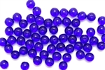 Bead, Czech, Glass, Round, Druk, 7MM, Cobalt Blue