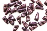 Bead, Czech, Glass, Amethyst Metallic, Fist, 14MM