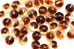 Bead, Czech, Glass, Round, 10MM, Brown Crystal