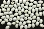 Bead, Czech, Barrel, Glass, 8MM, Gray