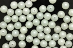 Bead, Czech, Round, Druk, Glass, 8MM, Gray