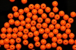 Bead, Czech, Round, Glass, 6MM, Orange