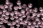 Bead, Czech, Round, Druk, Glass, 8MM, Pale Pink