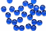 Bead, Czech, Flat Lentil, Glass, 10MM, Blue