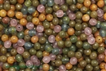Bead, Czech, Round, Mixed Color, Glass, 6MM