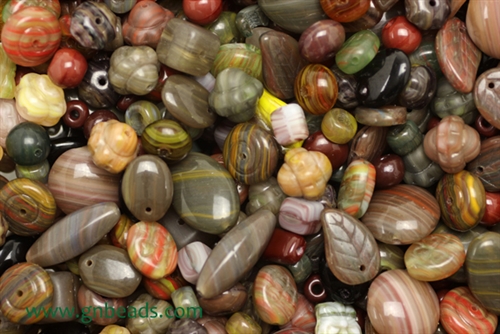 Bead, Czech, Mixed Shape Size And Color, Glass, 4MM To 16MM