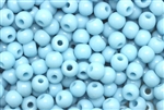 Bead, Czech, Vintage, Montessori Beads, Round, 7MM, Light Blue