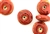 Red Earth Tone Porcelain Beads / Medium Coin