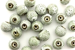 Sage Green Earth Tone Porcelain Beads / 12MM Round