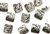 Pewter Beads / 10MM Square,Silver