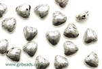 Pewter Beads / 10MM Square,Silver