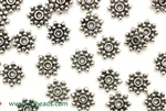 "Pewter" Beads / 9MM Daisy Spacer,Antique Silver