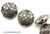 "Pewter" Beads / 19MM Large Lentil,Antique Silver