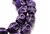 Gemstone Bead, "Turquoise", Magnesite, Skull, Purple, 18MM