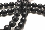 Gemstone Bead, "Turquoise", Magnesite, Round, Black, 12MM