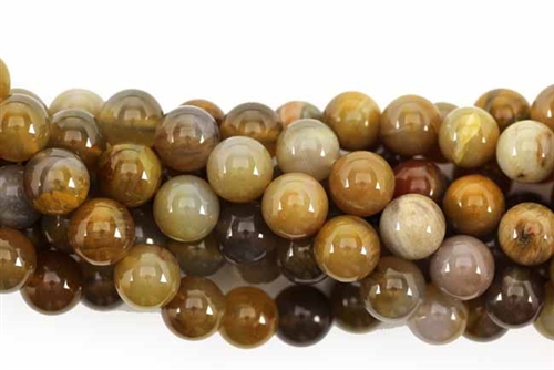 Gemstone Bead, River Agate, Round, 8MM