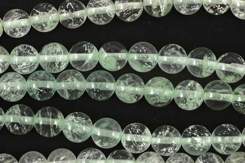 Gemstone Bead, Melon "Quartz", Green, Round, 8MM