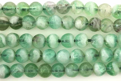 Gemstone Bead, Green Quartz, Round, 8MM