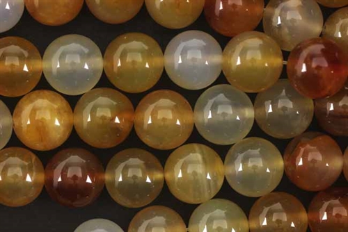 Bead, Gemstone, Carnelian, Round, 10MM