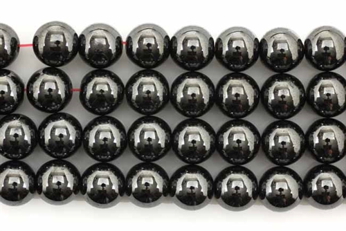 Bead, Gemstone, Hematite, Round, Magnetic, 8MM