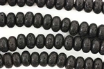 Bead, Gemstone, Lava, Rondelle, 10MM