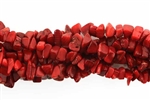 Gemstone Bead, Coral, 8MM, Chips