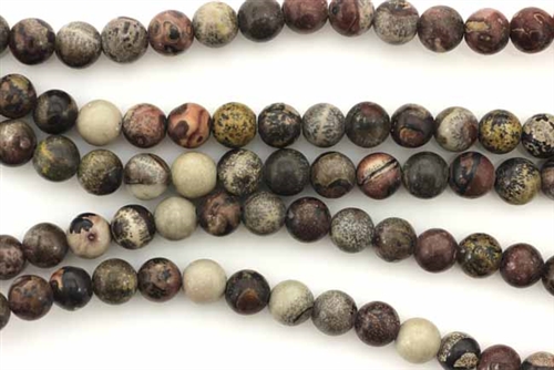 Gemstone Bead, Artistic Jasper, Round, 6MM