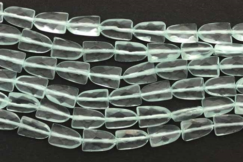 Gemstone Bead, Quartz, Faceted, Shield, 10MM