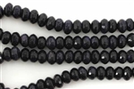 Gemstone Bead, Blue Goldstone, Faceted, Rondelle, 8MM