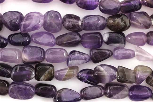 Gemstone Bead, Amethyst, Nugget, 12MM