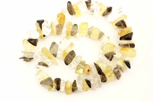 Gemstone Bead, Mix, Quartz, Citrine, Nugget, 12MM