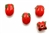 Fruit & Vegetable Lampwork Glass Beads / 13MM Red Pepper