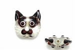 Animal & Character Lampwork Glass Bead / 21MM Cat