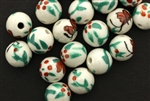 Porcelain Beads / Round 12MM White