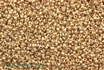 Seed Bead, 11/0, Vintage, Czechoslovakian, Medium Gold