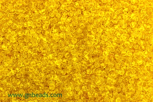 12/0 Seed Bead,Vintage Czechoslovakian Seed Beads, Yellow