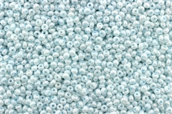 10/0 Seed Bead,Vintage Czechoslovakian Seed Beads, Lustre, Light Blue