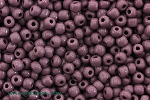 5/0 Seed Bead,Vintage Czechoslovakian Seed Beads, Pale Purple