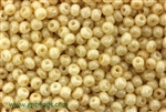 6/0 Seed Bead,Vintage Czechoslovakian Seed Beads, Ivory