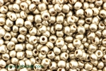 6/0, Seed Bead, Vintage, Czechoslovakian, Seed Beads, Medium Gold