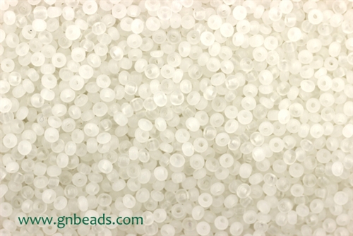 10/0 Seed Bead,Vintage Czechoslovakian Seed Beads, Milky Crystal