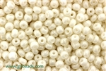 5/0 Seed Bead, Vintage,Czechoslovakian, Seed Beads, Lustre, Pearl White