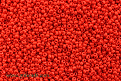 11/0 Seed Bead,Vintage Czechoslovakian Seed Beads, Red