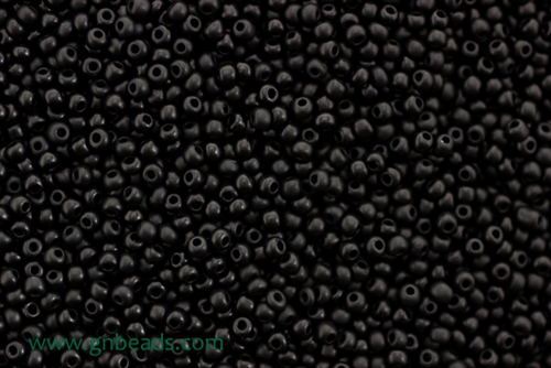 10/0 Seed Bead,Vintage Czechoslovakian Seed Beads, Black