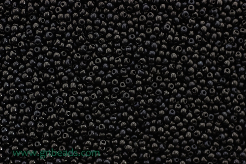 13/0, Seed Bead, Vintage, Czechoslovakian, Seed Beads, Black